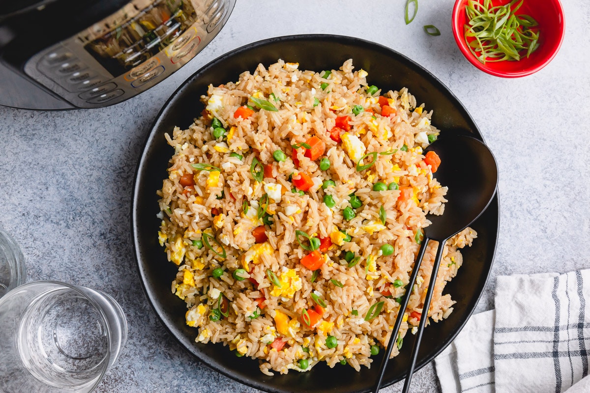 Instant Pot Egg Fried Rice Recipe - Busy Cooks
