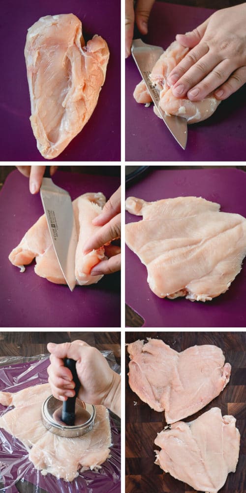 Let me show you how to butterfly a chicken breast in 2 easy steps! Butterflied chicken breast cooks faster and more evenly, ensuring each bite is juicy and tender!! #howtobutterflychickenbreast #chickenbreast