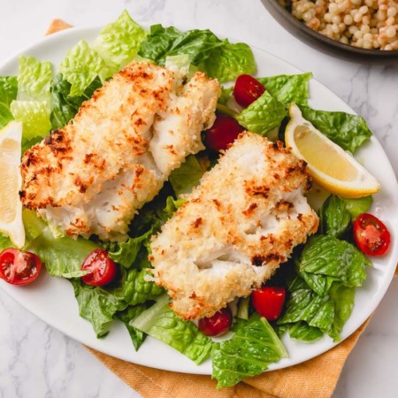 Baked Cod with Panko.