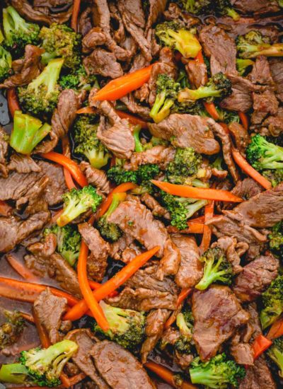Beef and broccoli stir fry.
