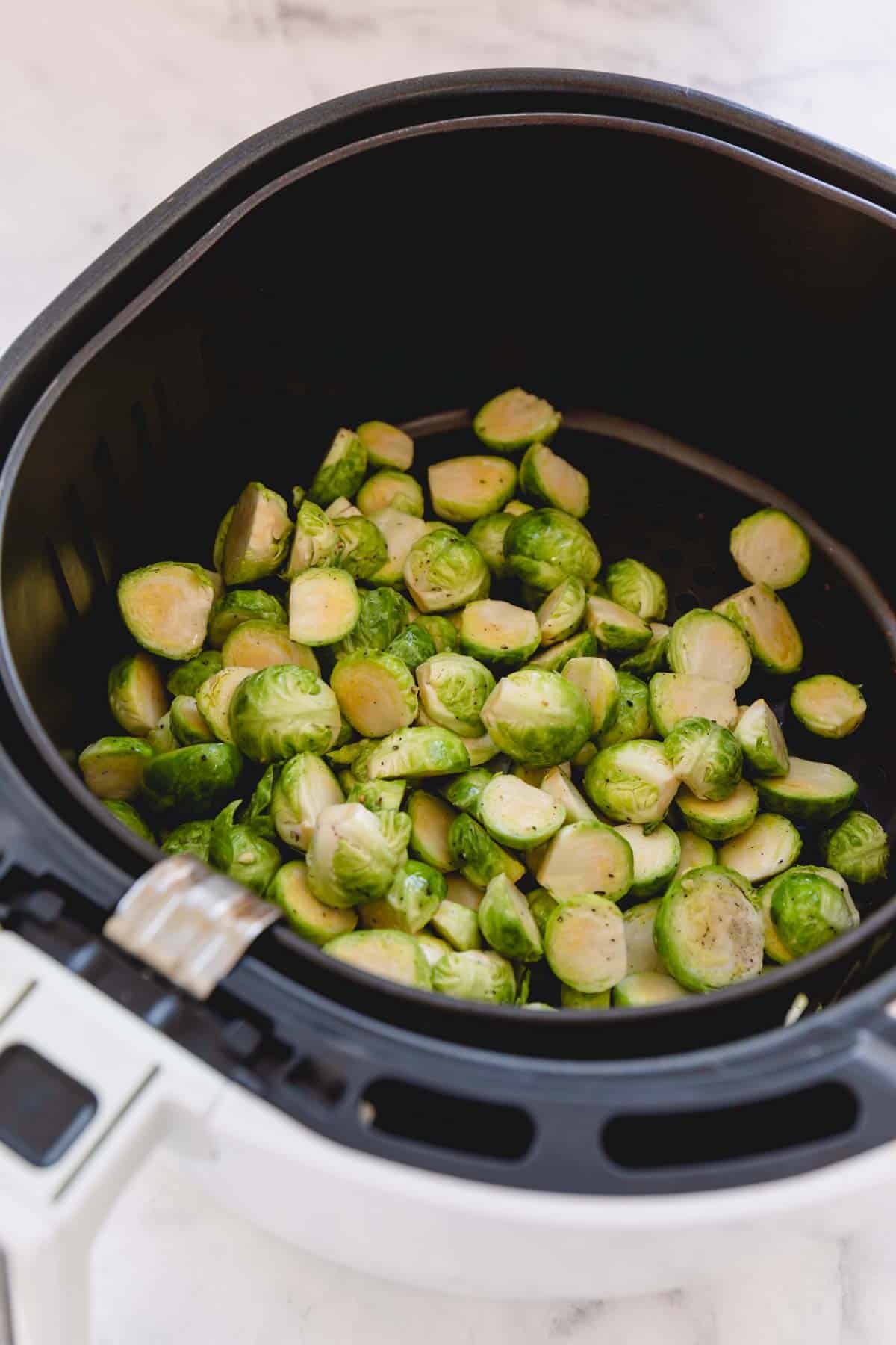 brussels sprouts in an air fryer.